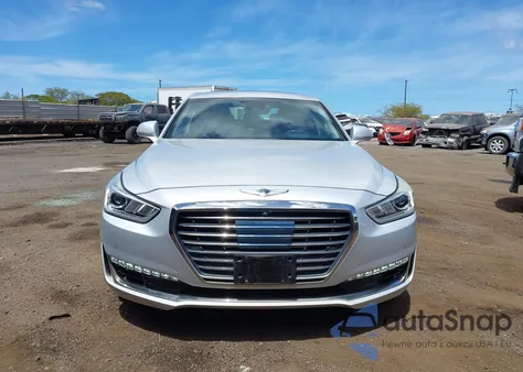 2017 Genesis G90 3.3T Premium z USA, uszkodzony, nr VIN KMHG34JA9HU024771